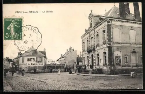 AK Crouy-sur-Ourcq, La Mairie