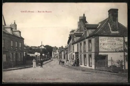 AK Gacé, Rue de Rouen