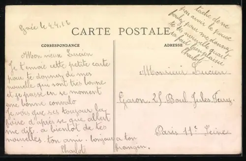 AK Gacé, Rue de Rouen