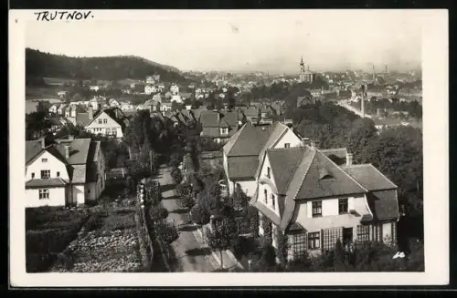 AK Trautenau / Trutnov, Blick über die Dächer von Trutnov