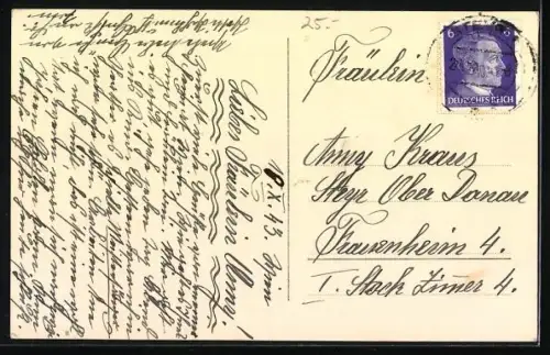 AK Kopfportrait von Schäferhund