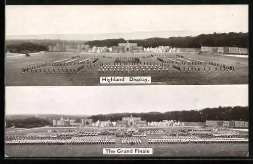 AK Aldershot Tattoo Series, Highland Displax, The Grand Finale, Britische Soldaten in Uniformen