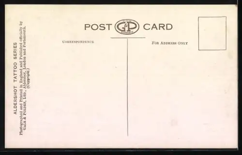 AK Aldershot Tattoo Series, Highland Displax, The Grand Finale, Britische Soldaten in Uniformen