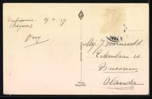 AK Split, Blick zum Francuska obala