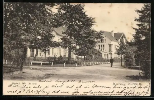 AK Bussum, Meerweg, Strassenpartie