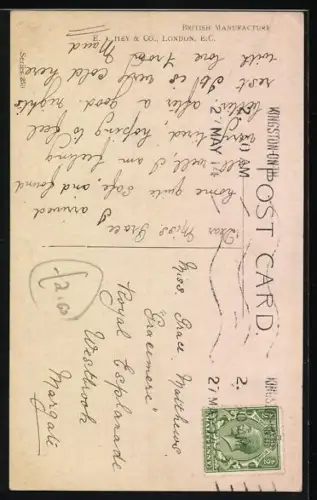 Künstler-AK T. Gilson: zwei Kinder Im siebenten Himmel