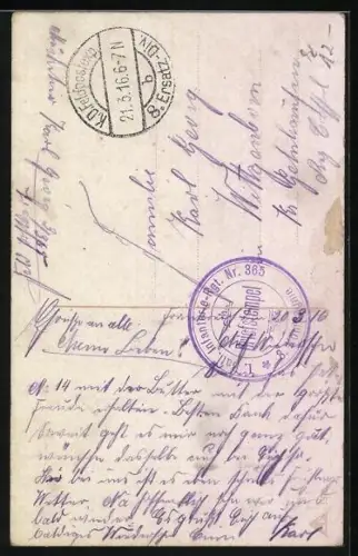 AK Deutsche 42 cm Artillerie in einer Feuerstellung