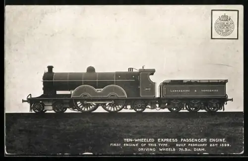 AK Express Passenger Engine No. 1406 der Lancashire & Yorkshire