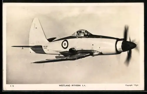 AK Flugzeug Westland Wyvern S. 4. im Einsatz