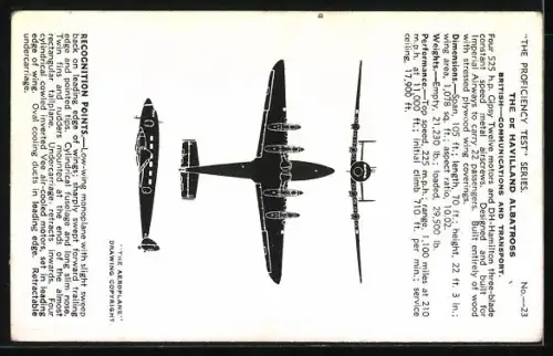 AK British Communications and transport aircraft The de Havilland Albatross