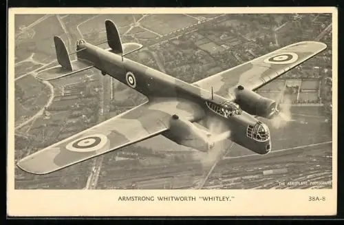 AK Amrstrong Withworth Whitley, Englischer Bomber