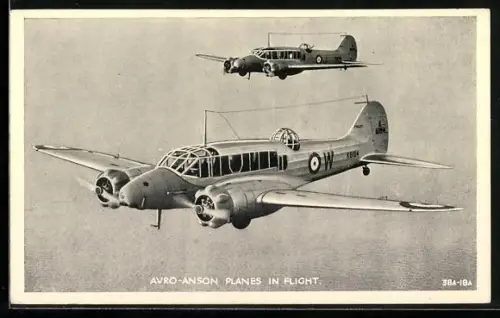 AK Britische Kampfflugzeuge vom Typ Avro-Anson