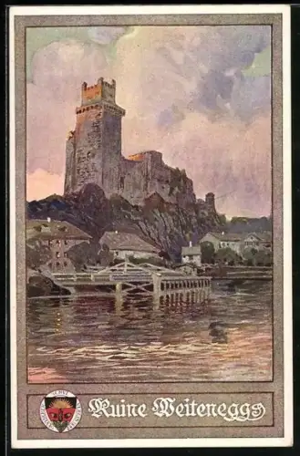 AK Deutscher Schulverein NR: 134, Ruine Weitenegg