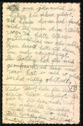 AK Kopf eines Schäferhundes