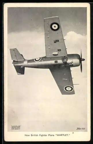 AK New British Fighter Plane Martlet