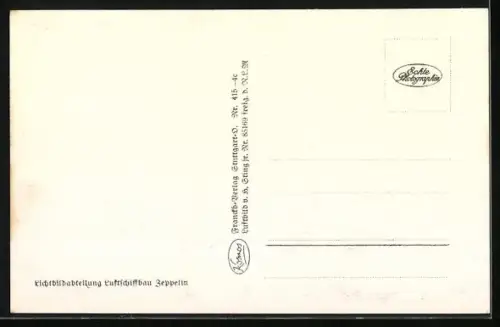 AK Friedrichshafen /Bodensee, Fliegeraufnahme des Zeppelin LZ127 Hindenburg