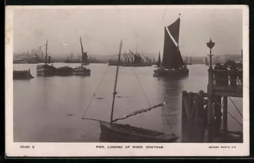 AK Chatham, Pier, Looking up River