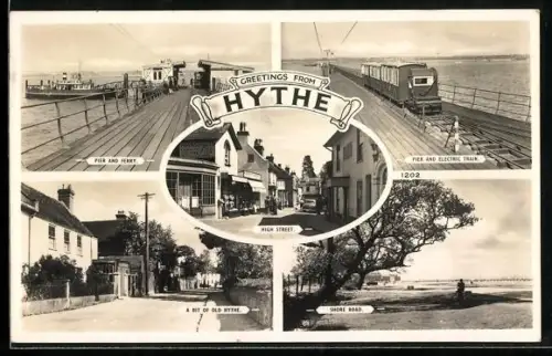 AK Hythe, High Street, Shore Road, Pier and Electric Train