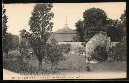 AK Canterbury, City Walls and Dane John Mound