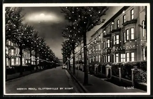 AK Cliftonville, Godwin Road by Night