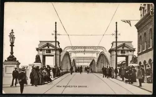 AK Rochester, New Rochester Bridge