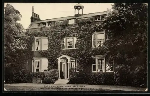 AK Rochester, Gads Hill Place, Last Residence of Charles Deickens
