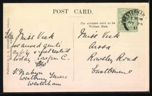 AK Westerham, Street view with old houses