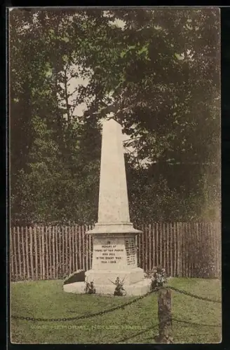 AK Netley Marsh, War Memorial