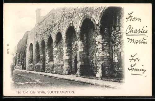 AK Southampton, The Old City Walls