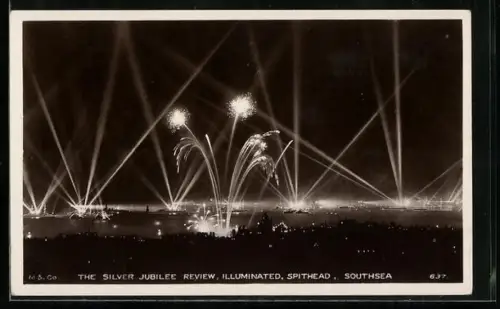 AK Southsea, The Silver Jubilee Review Illuminated