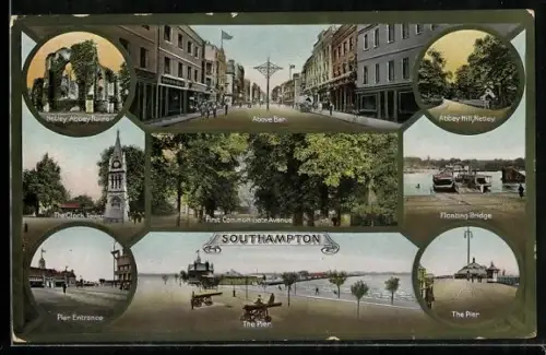 AK Southampton, First Common Gate Avenue, Clock Tower, Floating Bridge