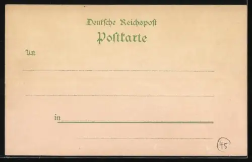 Lithographie Frankfurt a. M., Hauptbahnhof, Innen- und Aussenansicht