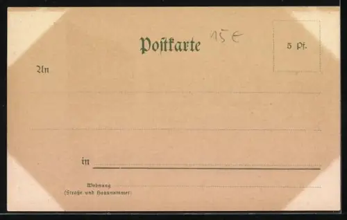 Lithographie Alt-Frankfurt, Rückzug von Franz II. von dem Dom nach dem Römer 1792