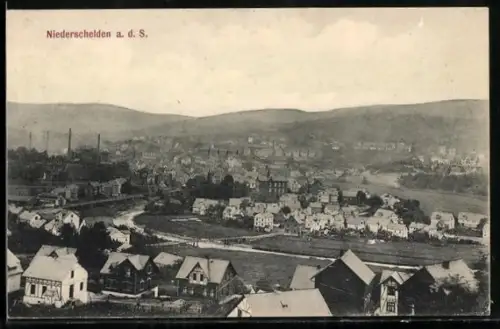 AK Niederschelden, Gesamtansicht mit Industrieareal