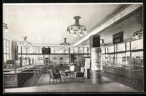 AK Berlin, A. Wertheim, Leipziger Strasse, Theater- und Konzert-Kasse, Innenansicht