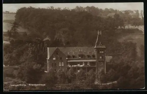 AK Langenberg / Rhld., Blick auf das Krankenhaus