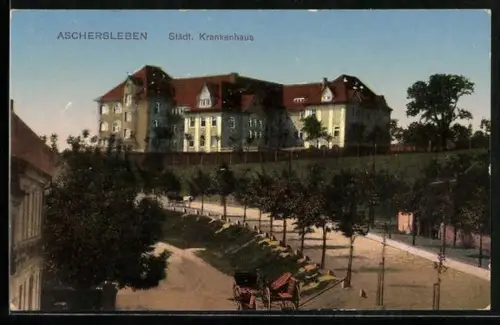 AK Aschersleben, Städt. Krankenhaus, Gesamtansicht