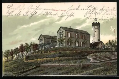 AK Heilbronn a. N., Restaurant Wartberg, A. Wohlfart