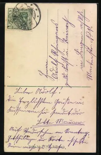 AK Bacharach, Blick auf den Holzturm