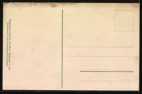 AK Bacharach, altdeutsche Wendeltreppe im Posthof