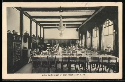 AK Bacharach a. Rh., Restaurant Alter kurkölnischer Saal, Bes. Peter Scherschlicht