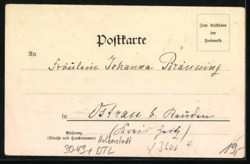 AK Halberstadt, Musikkapelle des Kürassier-Regiments von Seydlitz, Bismarck-Kürassiere, Dirigent Ad. Damm