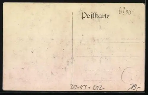 AK Friedberg i. Hessen, Militär-Musikschule, Kapelle mit Blasinstrumenten