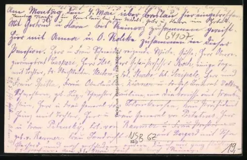 AK Bad Kudowa, Haus Weidmannsruh mit Garten