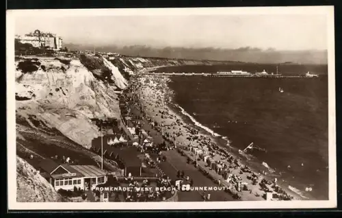 AK Bournemouth, West Beach, The promenade