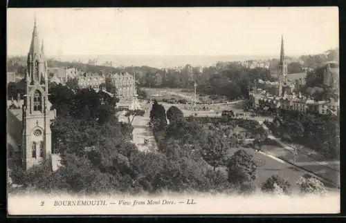 AK Bournemouth, View from Mont Dore