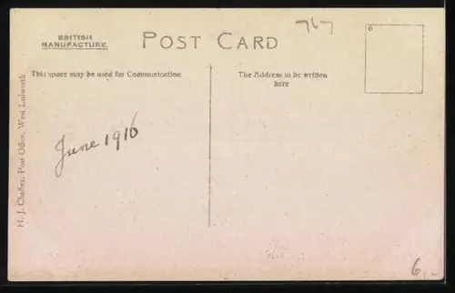 AK East Lulworth, Part view of the village