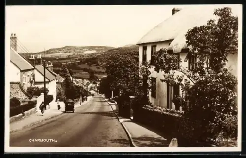 AK Charmouth, Street scene with residential houses