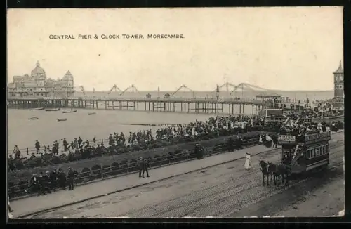 AK Morecambe, Central Pier and Clock Tower