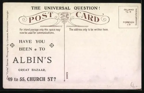 AK Blackpool, View from the north Pier